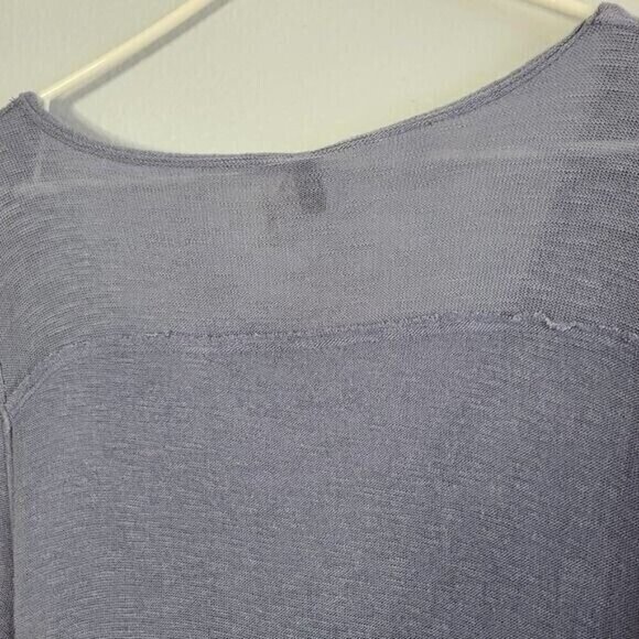 Free People Miss Rose V-Neck Bubble Hemline Blouse Lilac Size X-Small‎ - Picture 4 of 9